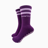 The Stripe Sock - Midnight Lavender