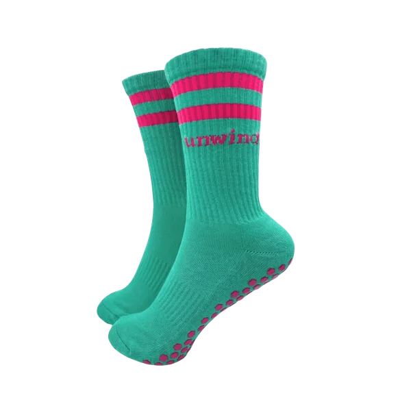 The Stripe Sock - Coral Peak